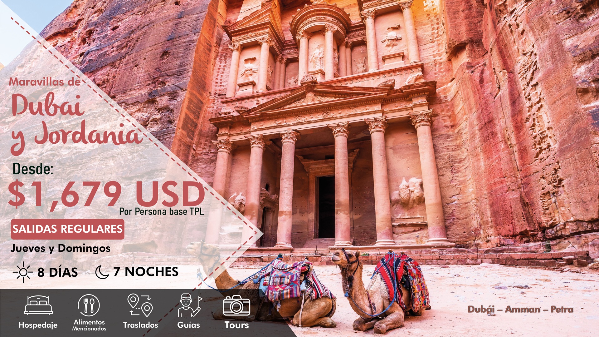 Maravillas de Dubái y Jordania